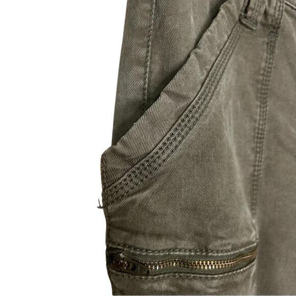 Joie Jeans Brand Moss Green Skinny Cargo Jeans - Picture 3 of 9